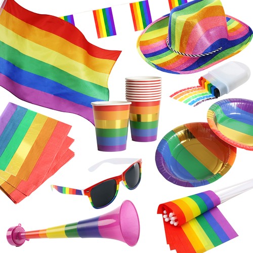 Pride party rainbow multi - rainbow,