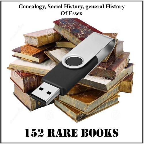 152 essex books genealogy - books, &