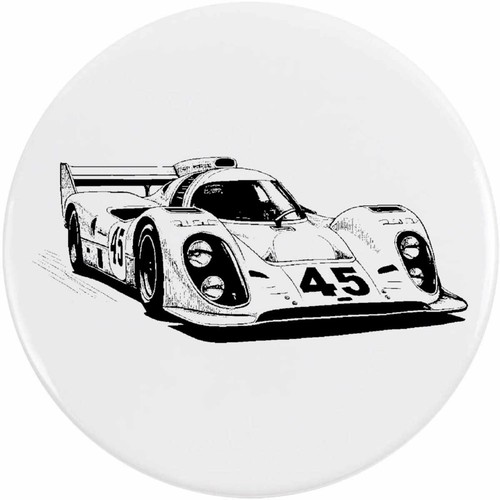 Race car button - 'race, lapel