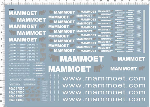 Water slide decal mammoet - slide,