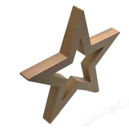 Freestanding hollow star shape - freestanding,