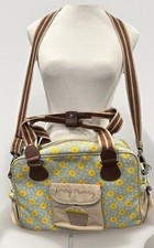 Yummy Mummy Pink Lining Baby Diaper Bag Storage Tote Yellow Flowers Cupcake Star
