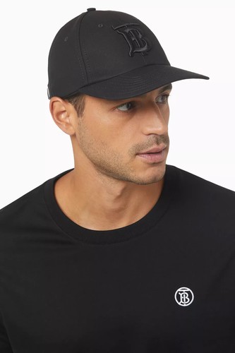 Burberry logo baseball cap - tb,