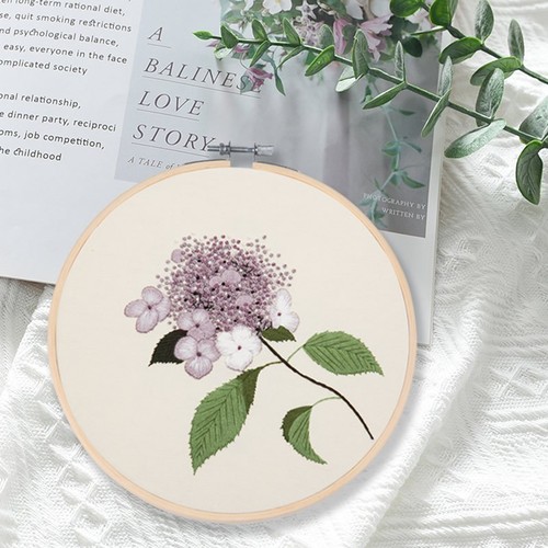 Flower cross stitch kit - a,