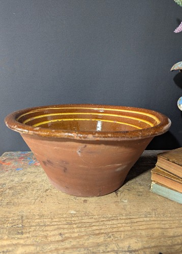 Vintage small pancheon bowl - vintage,