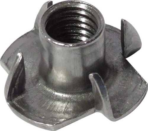 Tee nuts four prong - four,