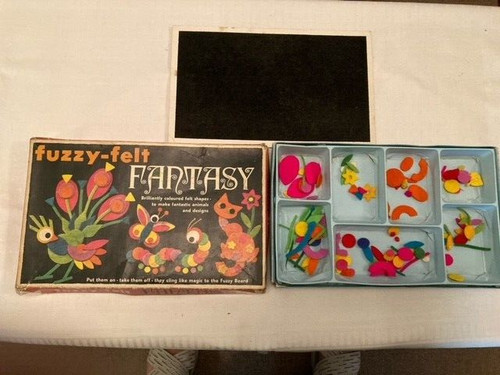 Vintage fuzzy felt - vintage,