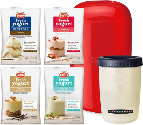 Easiyo red yoghurt maker - red,