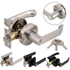 Door Lever Handle Set Latch