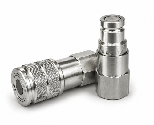 Hydraulic flat face coupling - hydraulic,