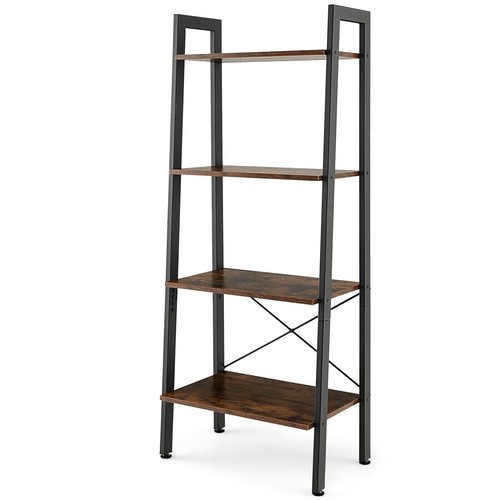 Tier ladder bookshelf - 4-tier,