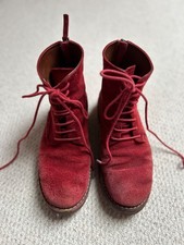 Genuine Marsell Red Suede Lace