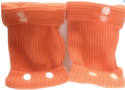 Fingerless gloves orange 100 - fingerless,