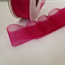 Sheer Organza Ribbon Party Wedding Decorations 10mm, 15mm, 25mm, 40mm