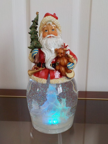 Vintage christmas santa - vintage, snow