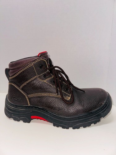 Brown leather skechers - brown,