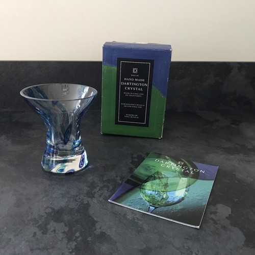 Dartington crystal vase - dartington,