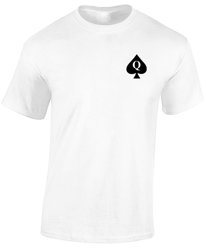 Queen spades mens t - spades, lb