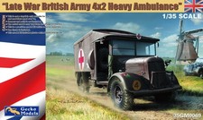 Gecko 35GM0069 Late War British Army 4x2 Heavy Ambulance 1:35 Scale Model Kit