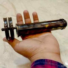 Brass Wheel Kaleidoscope Vintage Nautical Antique Handmade Gilbert Sons Gift