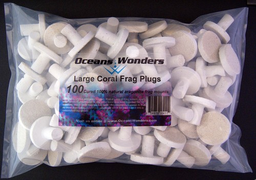 100 large cured - plugs, for