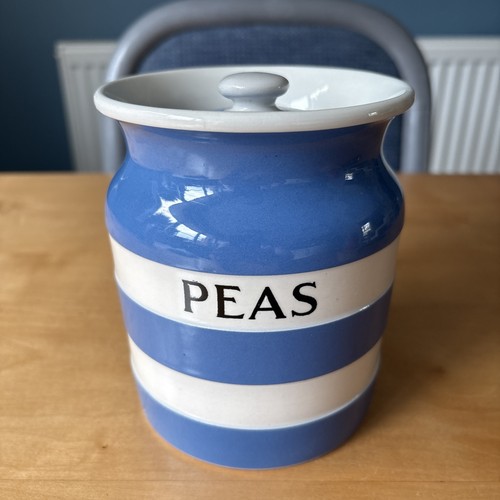 Green cornishware peas - green,