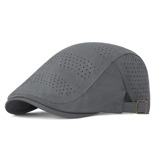 Adjustable men flat cap - cap, mesh