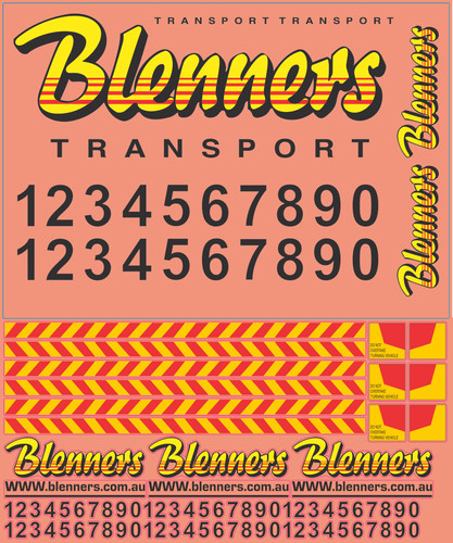 Blenners transport truck - blenners,