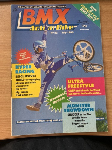 Old school bmx action bike - school,
