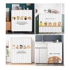 Functional and Attractive Cabinet Curtains Perfect for Minimalist Design