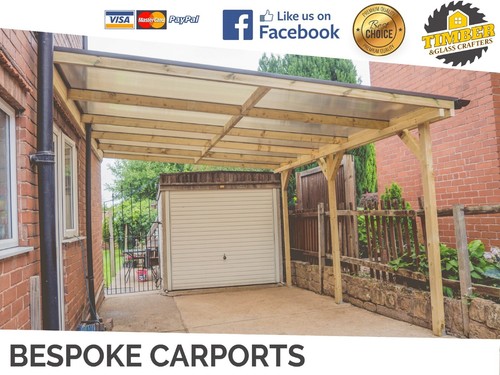 Premium timber lean carport - premium,
