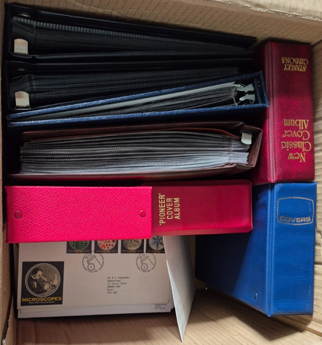 Box 160 fdcs 1971 - gb, 1971-2000s