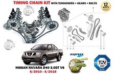 FOR NISSAN NAVARA D40 3.0 DCI V6 2010-2016 TIMING CHAIN TENSIONER KIT + GEARS 