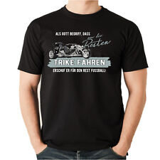 Unisex T-Shirt GOD Best TRIKE Riding Vintage Bike NO Football Triker Gift