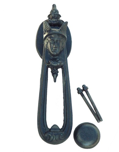 Black cast iron hermes - black, door