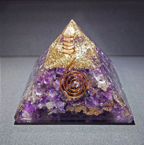 Amethyst pyramid crystal - amethyst,