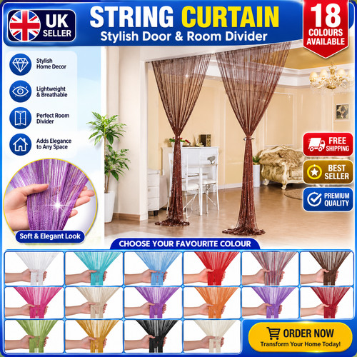 Hanging beaded curtains string - beaded,