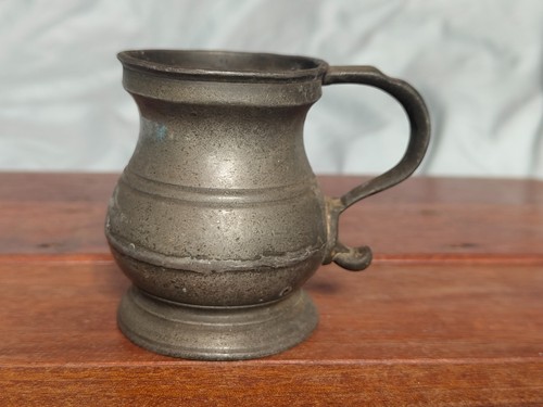 Pewter measure tankard one - measure,