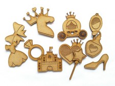 11x Wooden Princess Castle