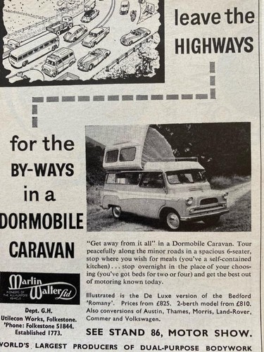 Vintage advert 1950s - advert, martin