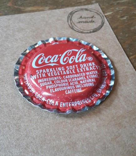 Bottle cap fridge magnet - bottle, coca