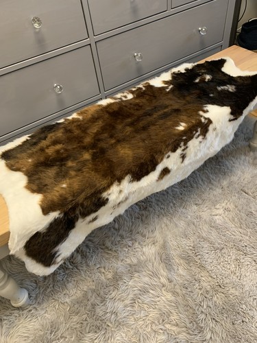 Cowhide tricolour rug - cowhide,