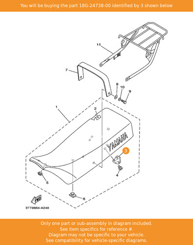 Yamaha bracket seat - yamaha,