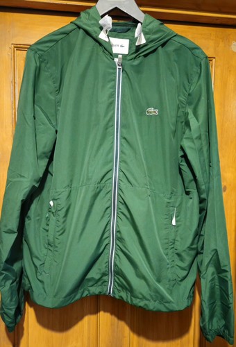 Lacoste green zip jacket - lacoste,