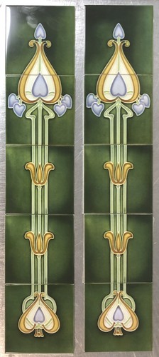 New art nouveau fireplace - new,