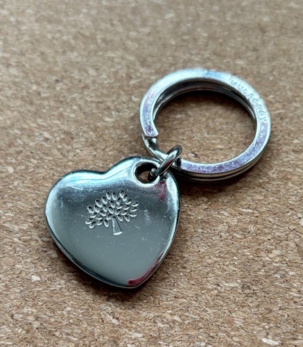 Mulberry metal heart - heart, keyring