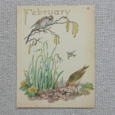 Vintage 1977 February Robins