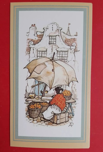 Market women decoupage - decoupage, mini