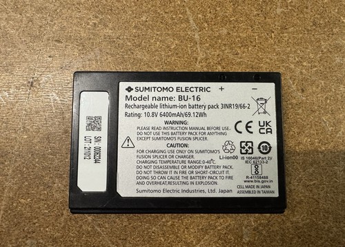 Sumitomo splicer battery - sumitomo,