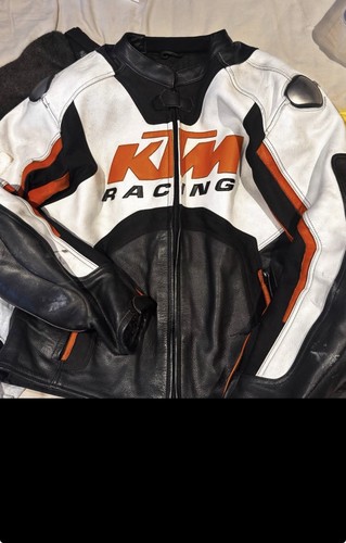 Ktm leather motorcycle - motorcycle, jacket